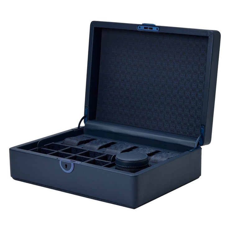 Earth 5 Piece Watch Box Blue