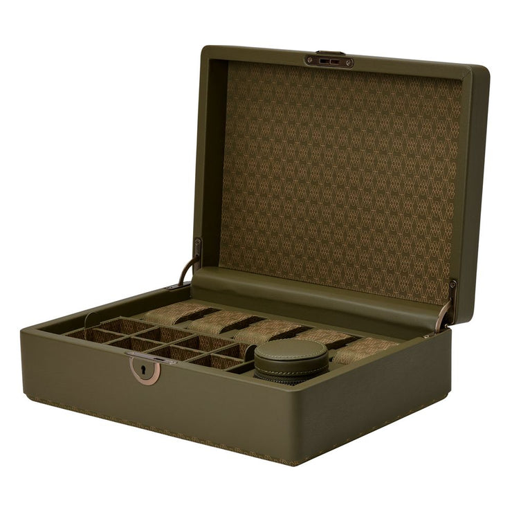 Earth 5 Piece Watch Box Olive