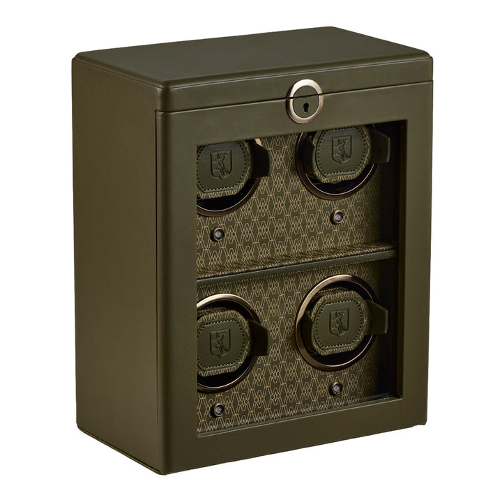 WOLF Earth 4 Piece Watch Winder in Olive