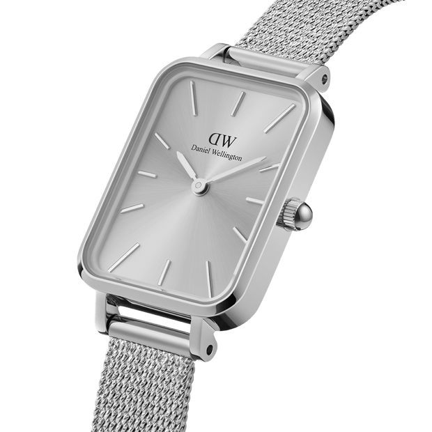 Daniel Wellington Quadro 20X26 Unitone Silver Watch