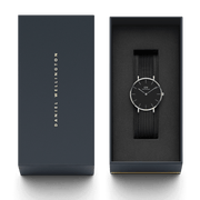 Daniel Wellington Petite 32 Ashfield Silver & Black Watch