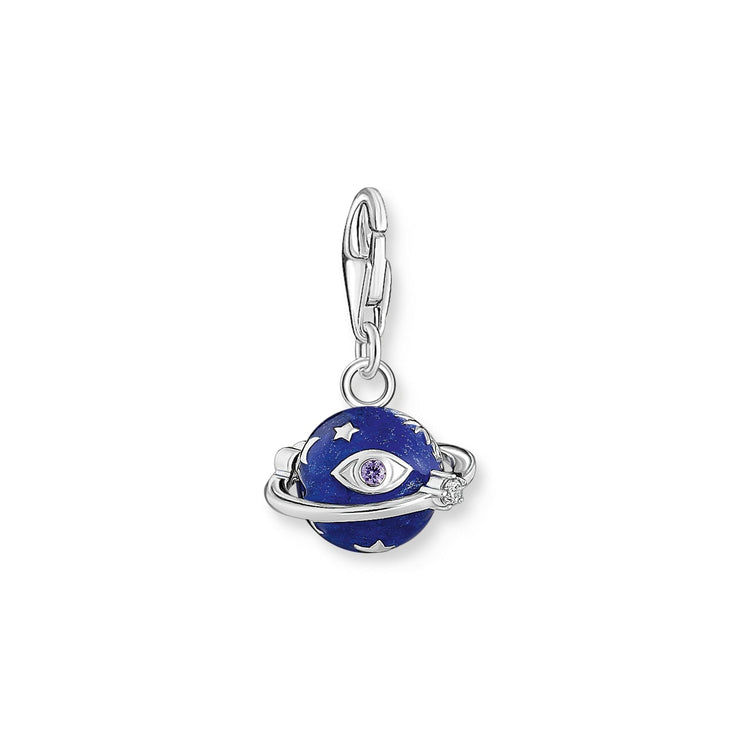 THOMAS SABO Dark Blue Saturn Charm Pendant