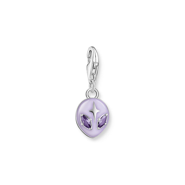 THOMAS SABO Purple Alien Charm Pendant