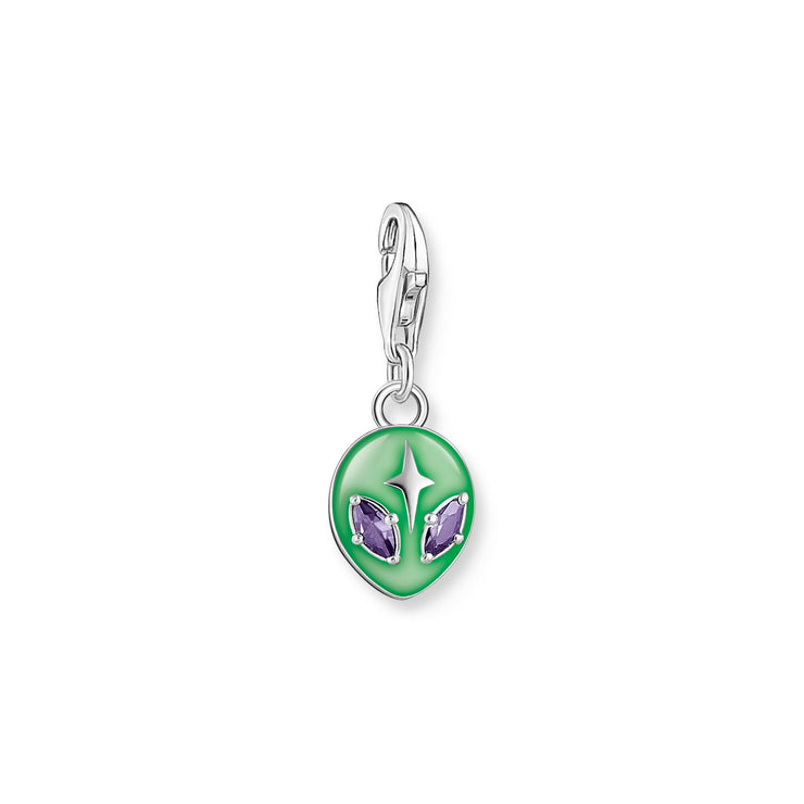 THOMAS SABO Dark Green Alien Charm Pendant