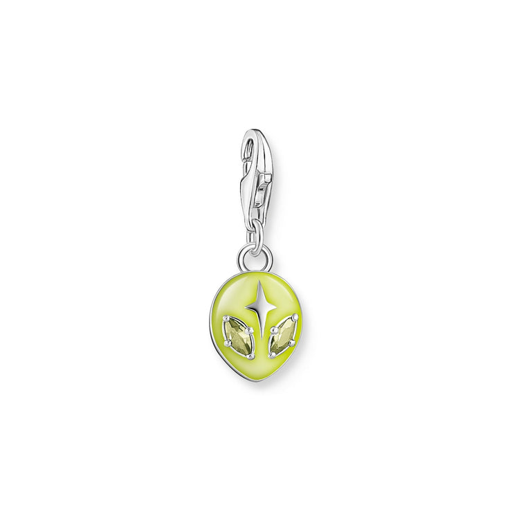 THOMAS SABO Green Alien Charm Pendant