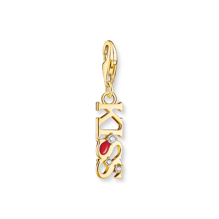 THOMAS SABO Kiss Charm Pendant Gold