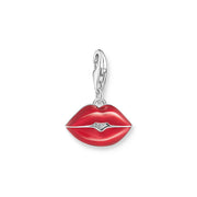 THOMAS SABO Red Pouting Lips Charm Pendant