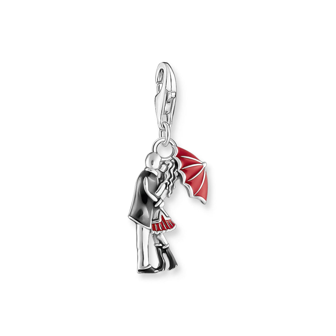 THOMAS SABO Kissing Couple Charm Pendant Silver