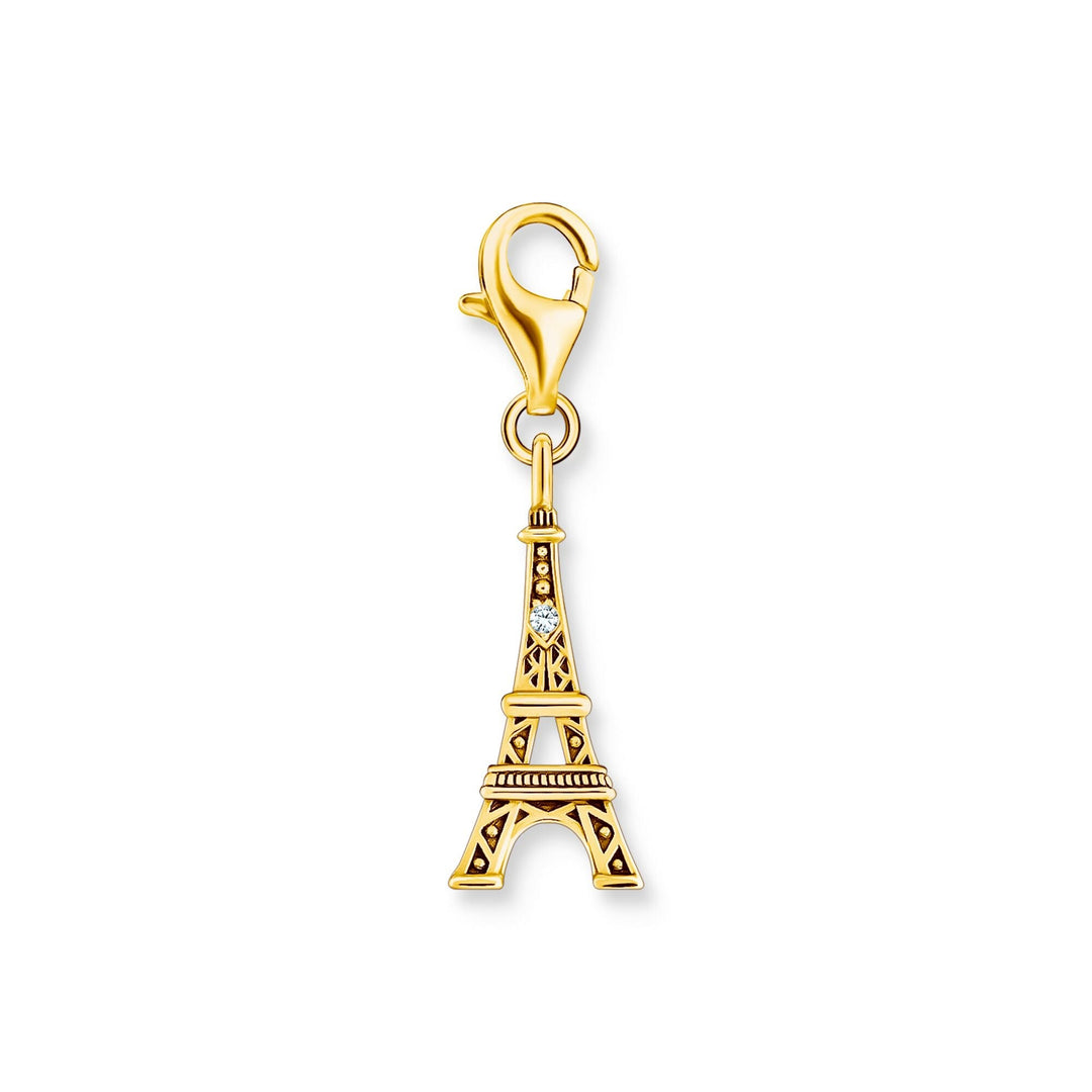 THOMAS SABO Eiffel Tower Charm Pendant Gold