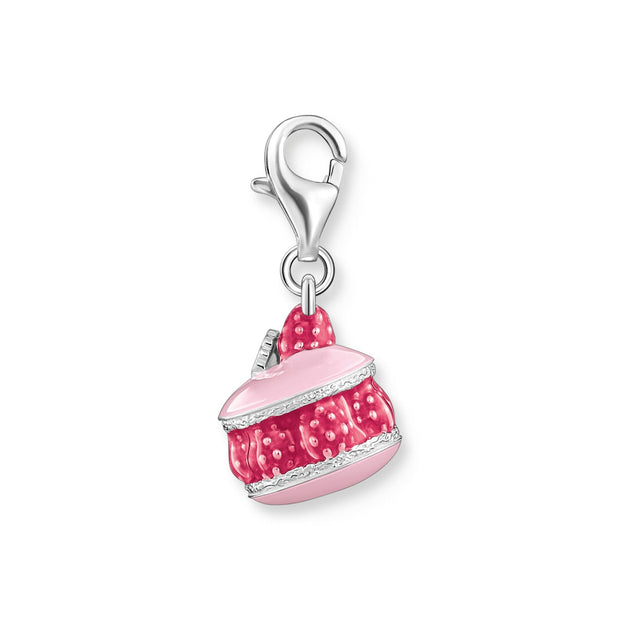 THOMAS SABO Charm Pendant with Pink Raspberry Macaron