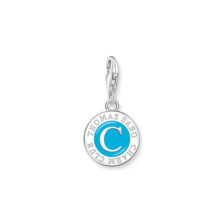 THOMAS SABO Turquoise & Silver Charmista Coin