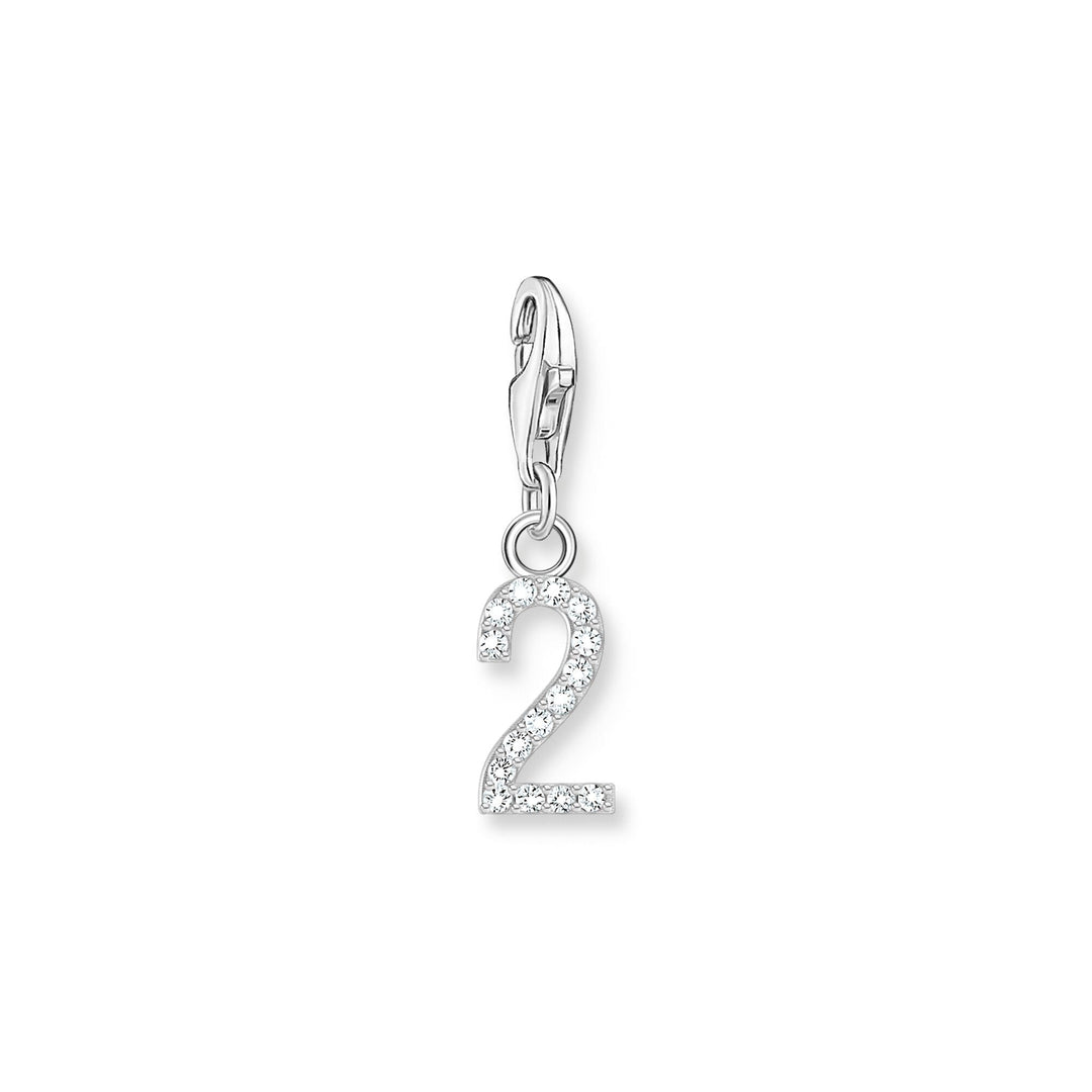 THOMAS SABO Number "2" Silver Charm