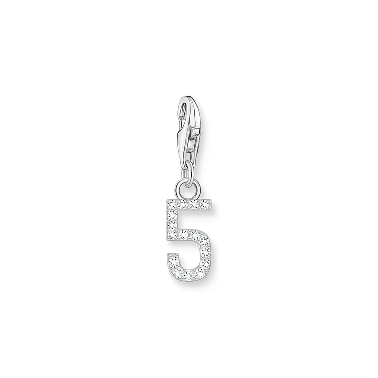 THOMAS SABO Number "5" Silver Charm