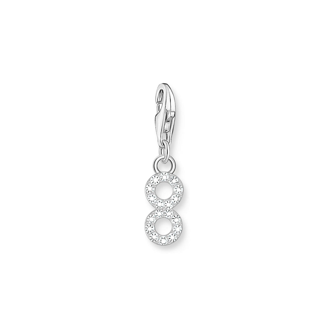 THOMAS SABO Number "8" Silver Charm