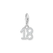 THOMAS SABO Number "18" Silver Charm