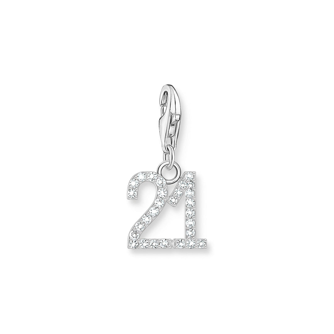 THOMAS SABO Number "21" Silver Charm