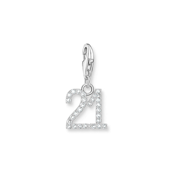 THOMAS SABO Number "21" Silver Charm