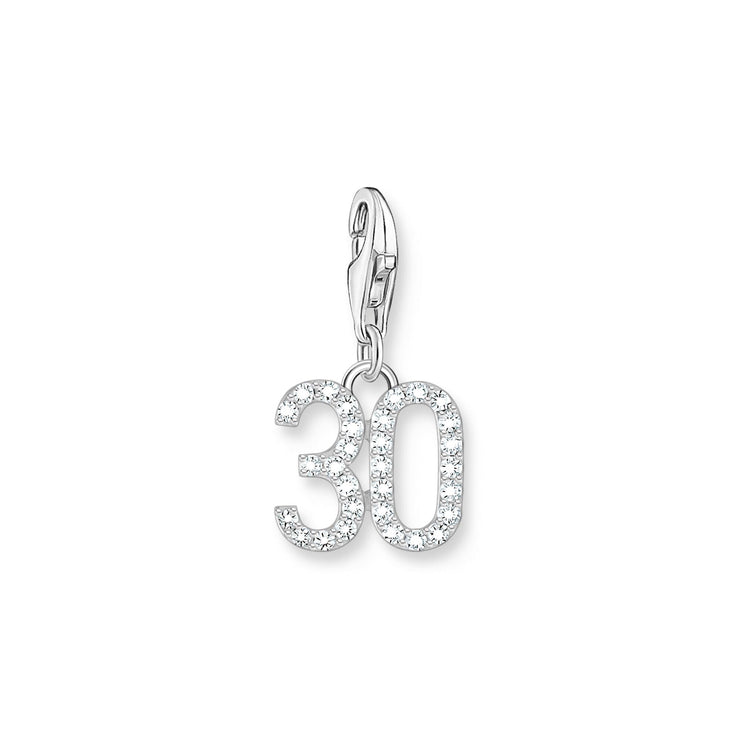 THOMAS SABO Number "30" Silver Charm