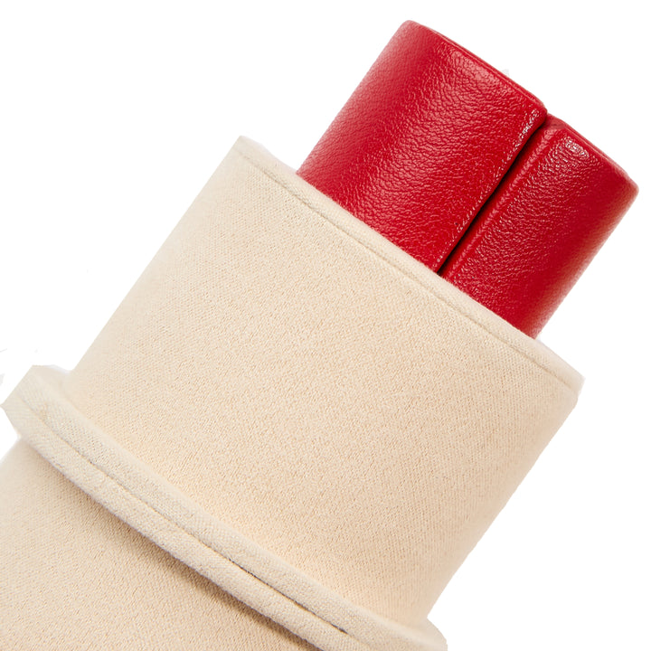 Wolf Palermo Double Watch Roll with Jewellery Pouch Red - image 5