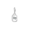 THOMAS SABO Aquarius Zodiac Sign Silver Charm Pendant