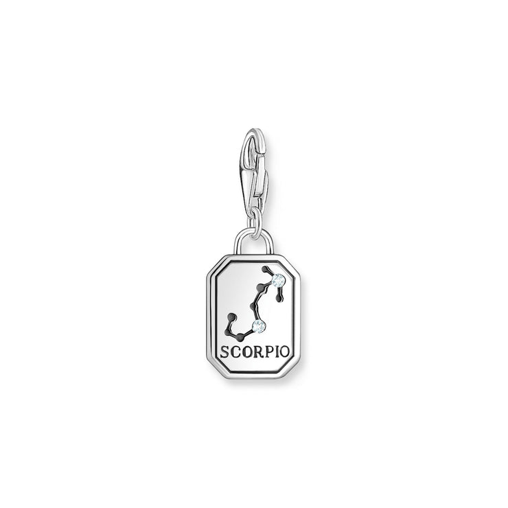 THOMAS SABO Scorpio Zodiac Sign Silver Charm Pendant