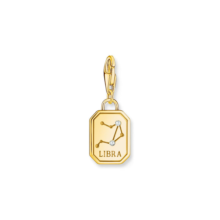 THOMAS SABO Libra Zodiac Sign Gold Charm Pendant