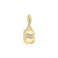 THOMAS SABO Aquarius Zodiac Sign Gold Charm Pendant