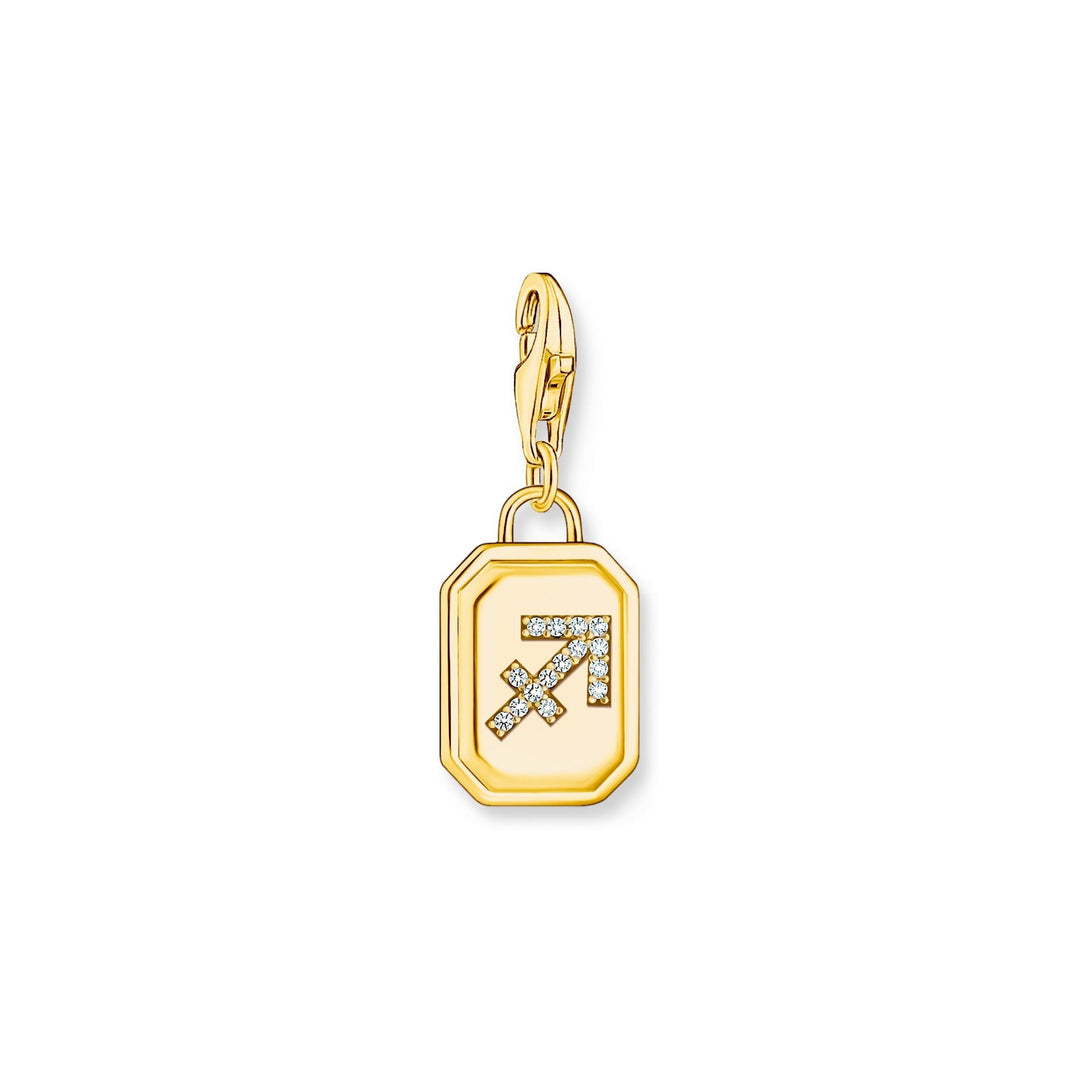 THOMAS SABO Sagittarius Zodiac Sign Gold Charm Pendant