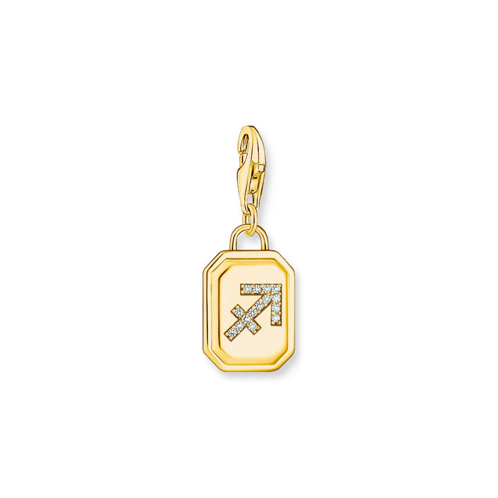 THOMAS SABO Sagittarius Zodiac Sign Gold Charm Pendant