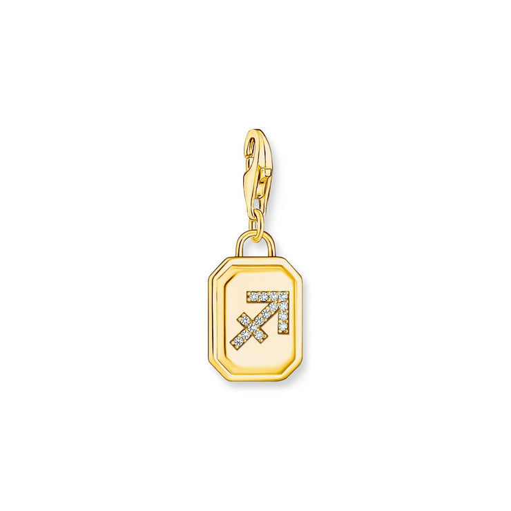 THOMAS SABO Sagittarius Zodiac Sign Gold Charm Pendant