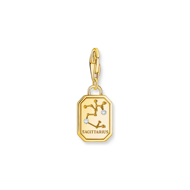 THOMAS SABO Sagittarius Zodiac Sign Gold Charm Pendant