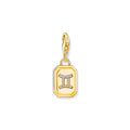 THOMAS SABO Gemini Zodiac Sign Gold Charm Pendant