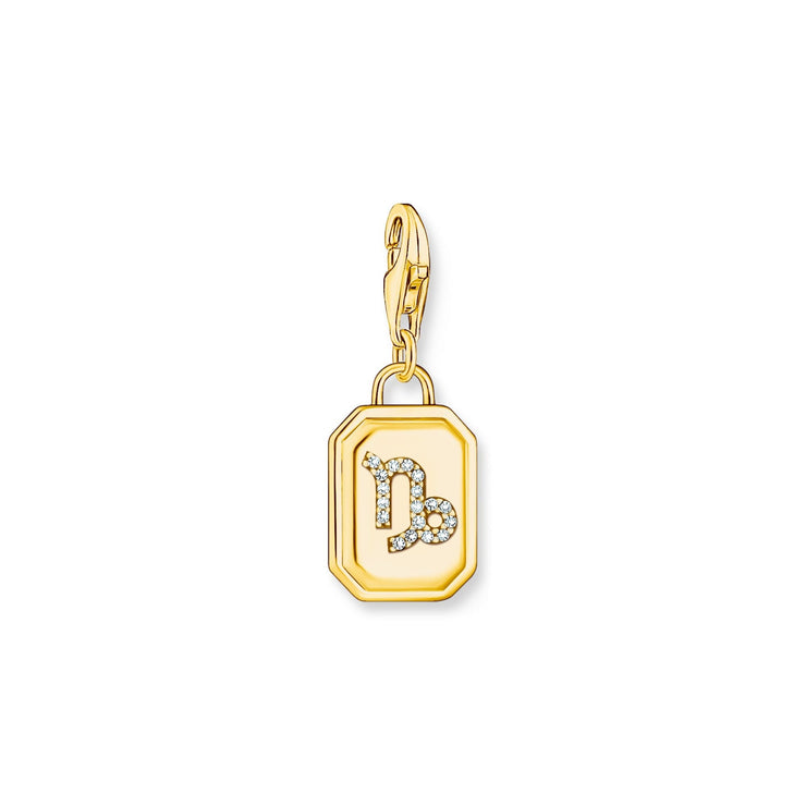 THOMAS SABO Capricorn Zodiac Sign Gold Charm Pendant