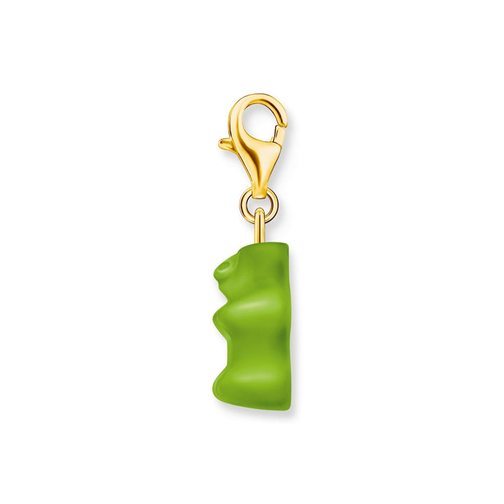 THOMAS SABO x HARIBO: Gold-plated Charm Apple Green Goldbear