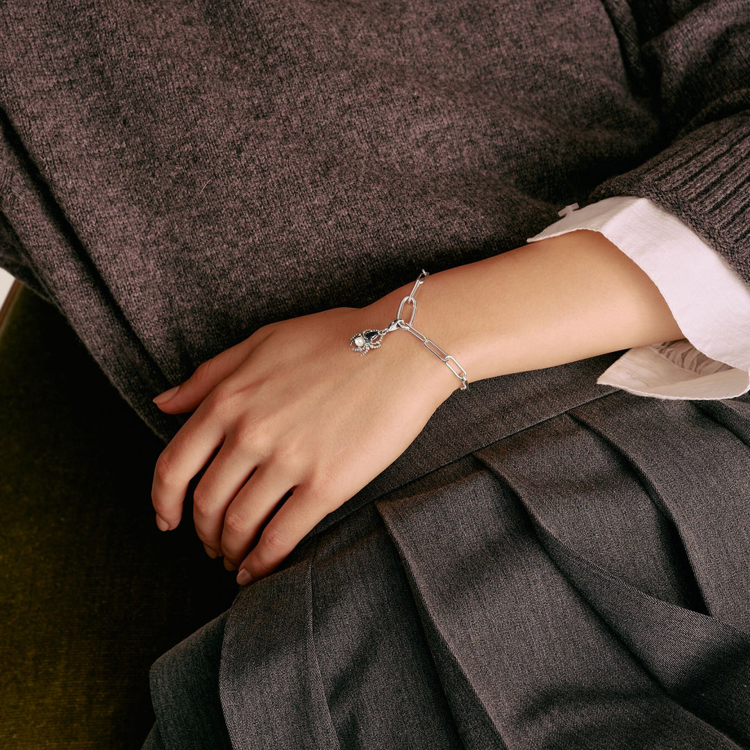 THOMAS SABO Spider Pearl Charm Pendant 