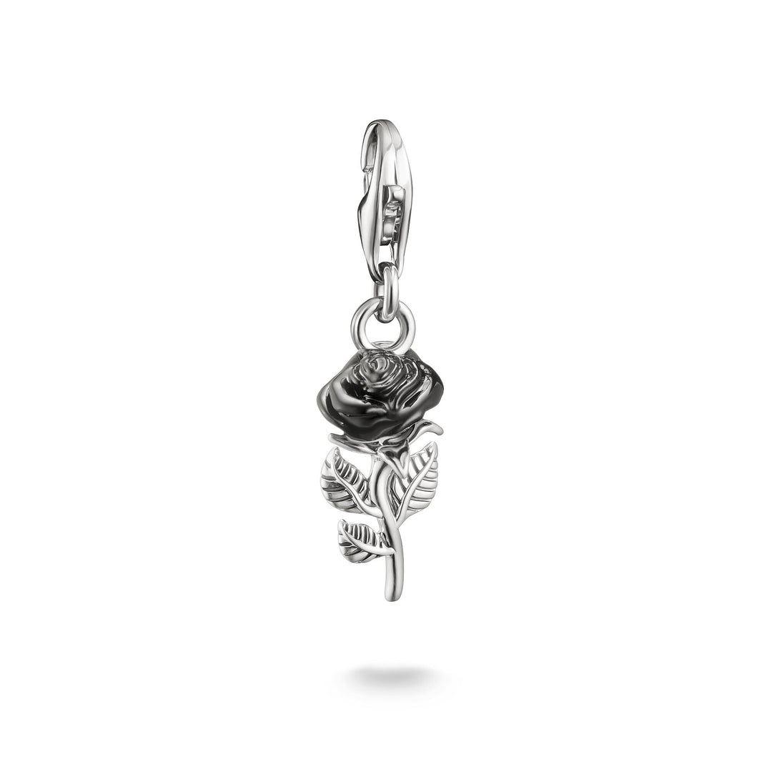 THOMAS SABO Charm Pendant Rose Enamel True Romance Original