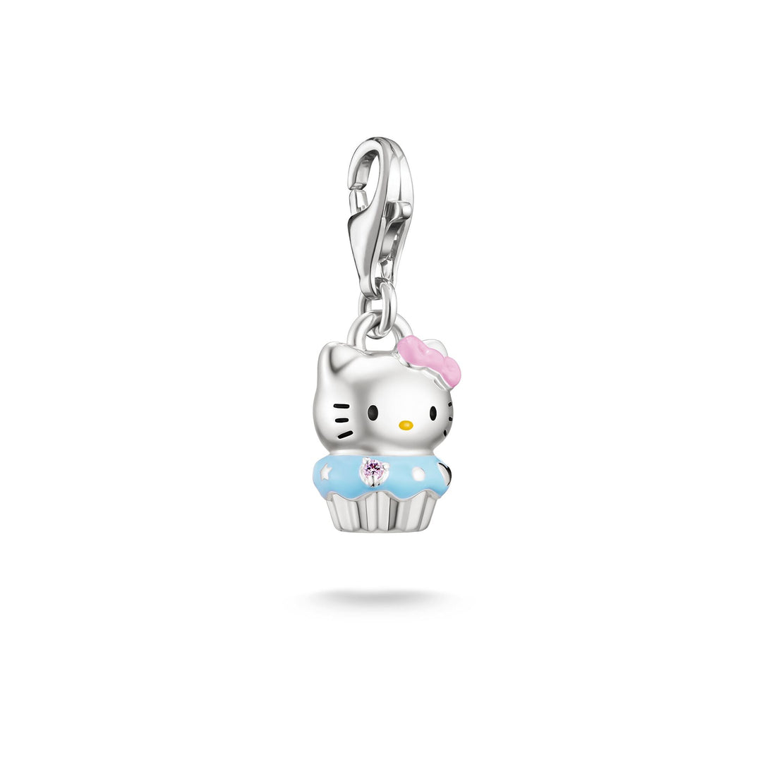 THOMAS SABO Hello Kitty Muffin Charm, Silver-Plated
