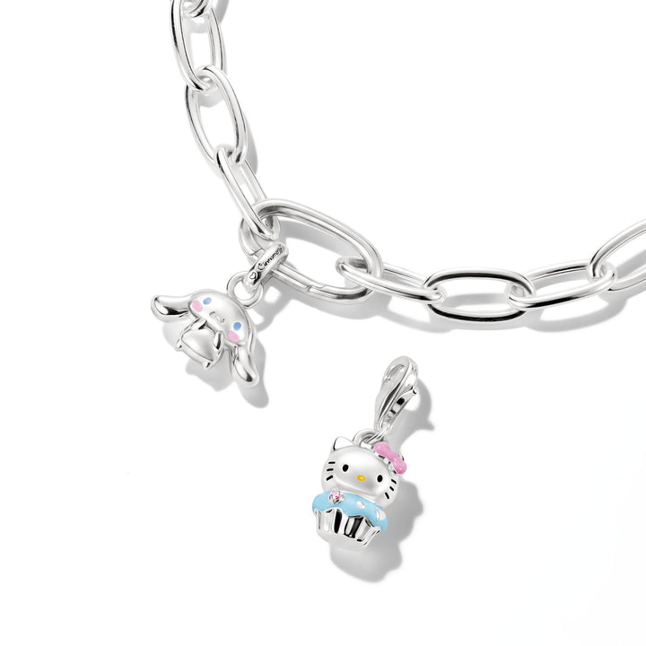 THOMAS SABO Hello Kitty Muffin Charm, Silver-Plated