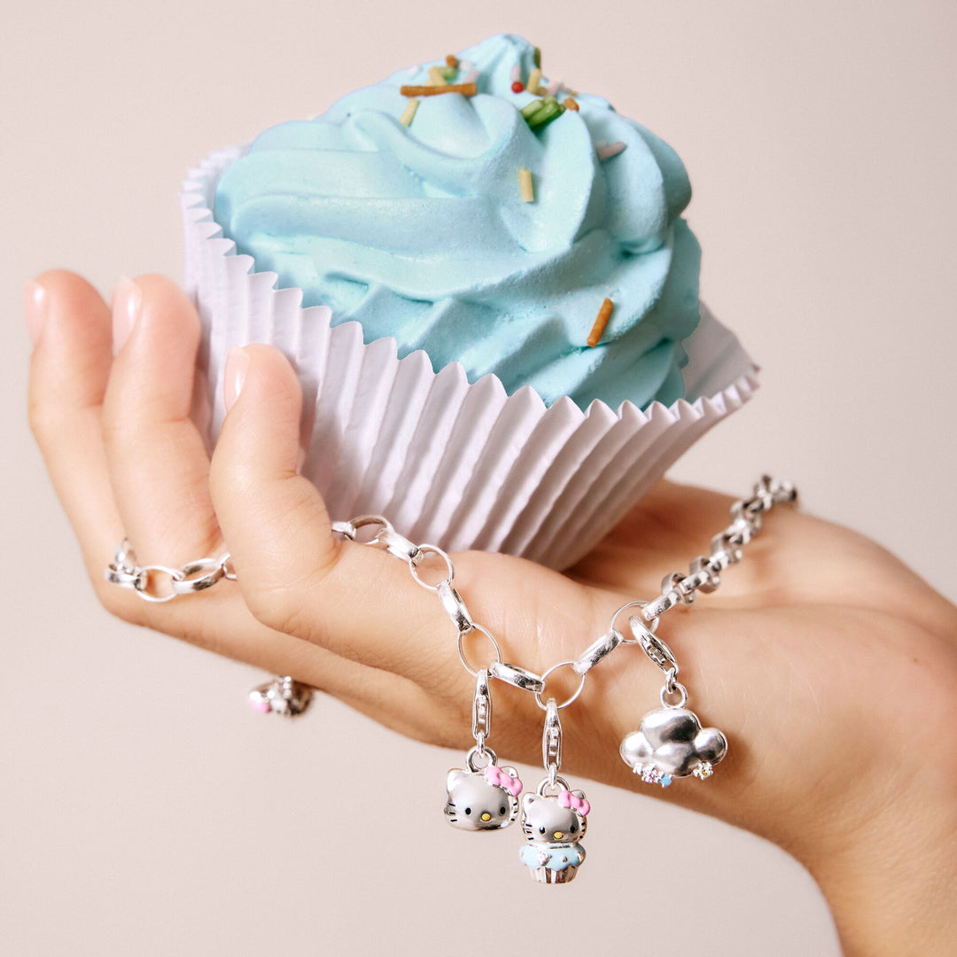 THOMAS SABO Hello Kitty Muffin Charm, Silver-Plated
