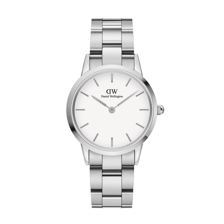 Daniel Wellington Iconic Link 40 Silver & White Watch