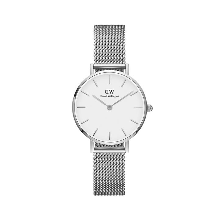 Daniel Wellington Petite 36 Sterling Silver & White Watch