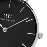 Daniel Wellington Petite 32 Ashfield Silver & Black Watch