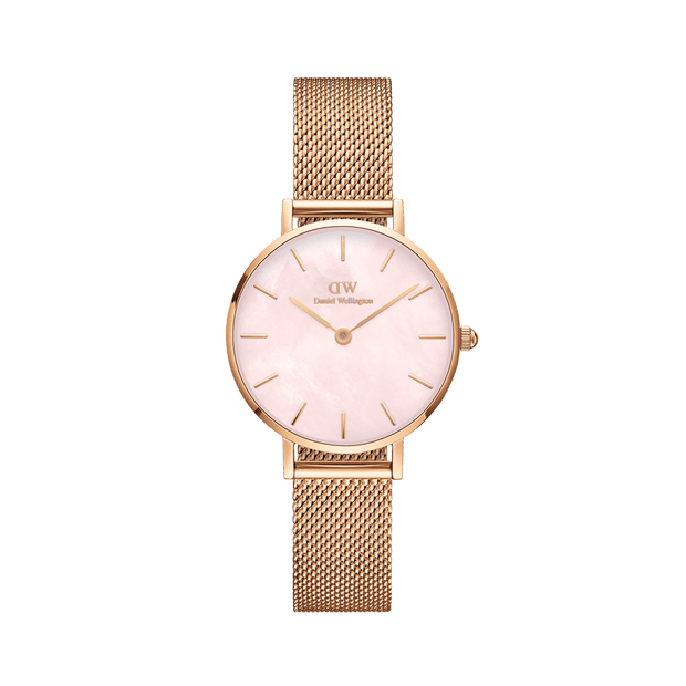 Daniel Wellington Petite 28 Melrose Rose Gold Mother of Pearl Watch