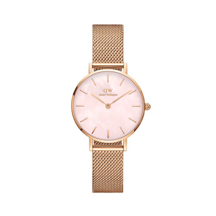 Daniel Wellington Petite 28 Melrose Rose Gold Mother of Pearl Watch