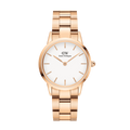 Iconic Link 32 Rose Gold & White Watch