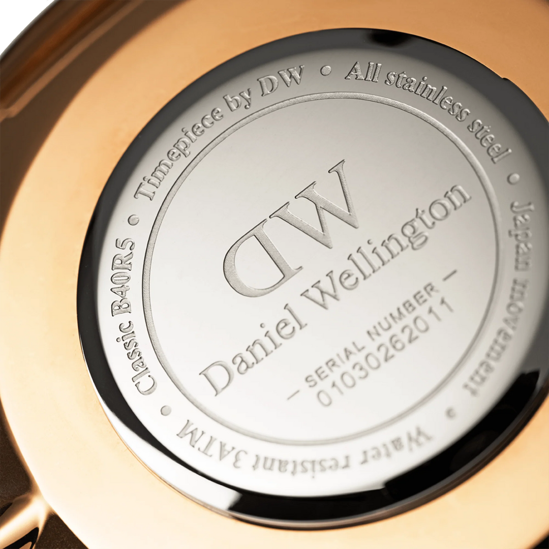 Daniel Wellington Classic 40 Sheffield Rose Gold & Black Watch