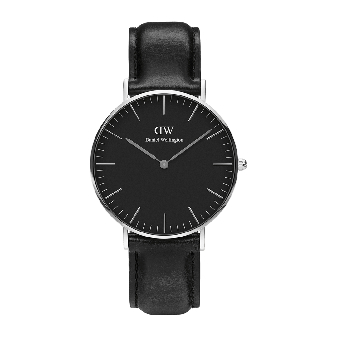 Daniel Wellington Classic 36 Sheffield Silver & Black Watch