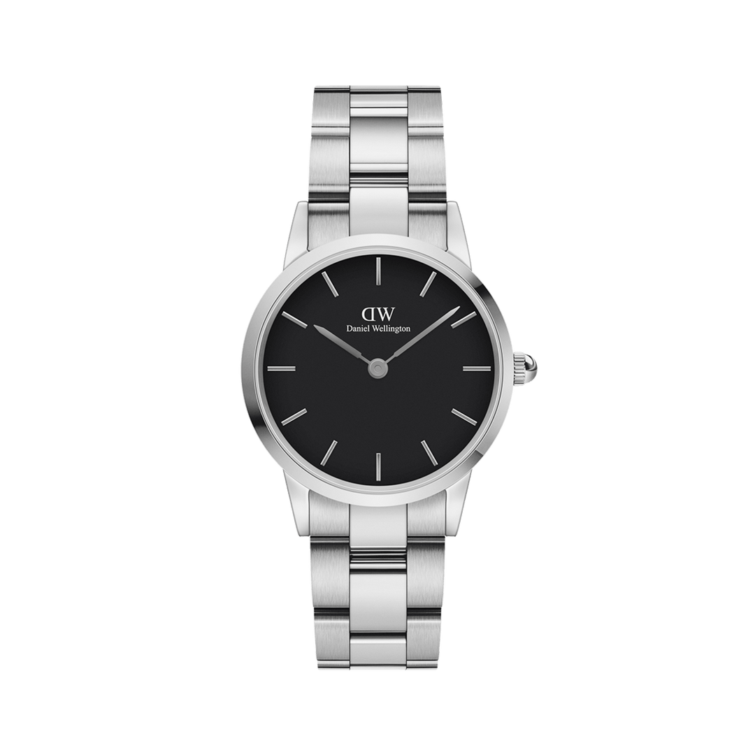 Daniel Wellington Iconic Link 40 Silver & Black Watch
