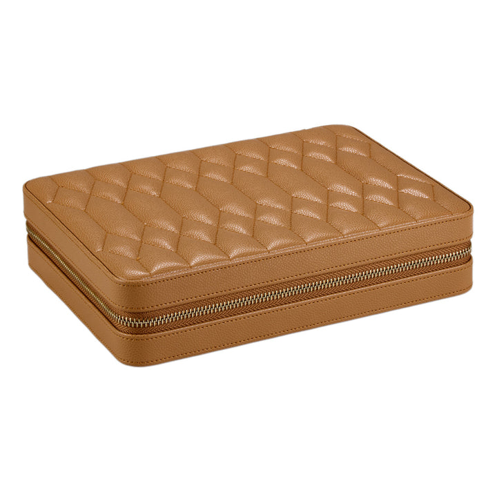 Lauren Large Zip Case Caramel