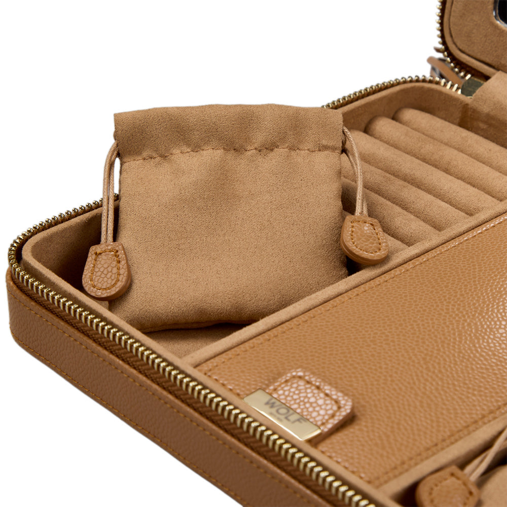 Lauren Large Zip Case Caramel
